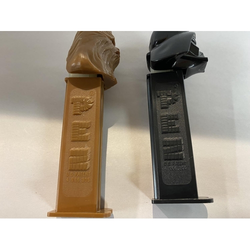 235 - 2 x Star Wars 'Pez' Dispensers - Chewbacca & Darth Vader