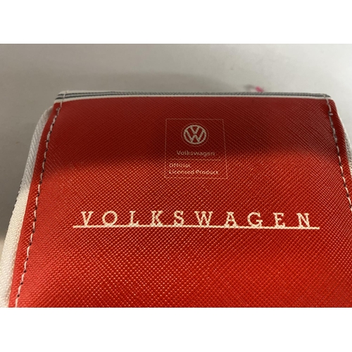 196 - VW Cloth Purse/Wallet, Authentic Product - red