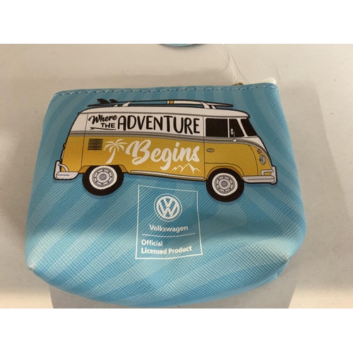 199 - VW Fabric Purse/Wallet, Authentic Product - Turquoise