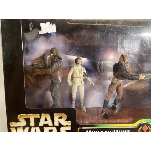 126 - Star Wars Boxed Mynock Hunt with Chewbacca, Princess Leia & Han Solo