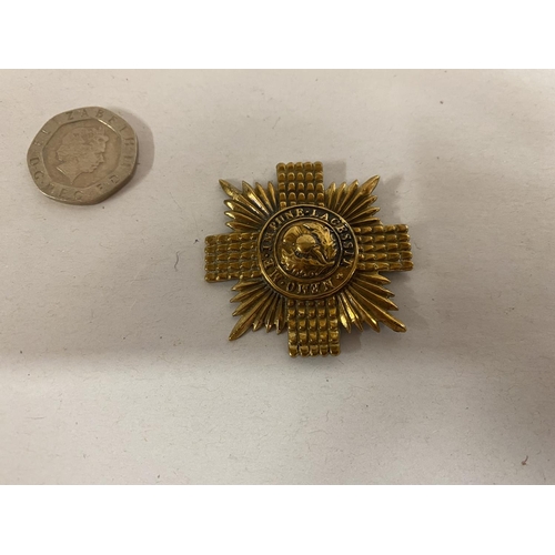 33 - WW1 Scots Guards Regiment Cap Badge - Missing Lugs & Pin