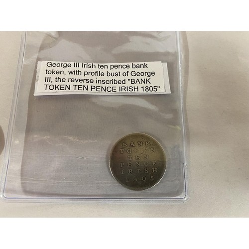 43 - George 111 1805 Irish 10 Pence Bank Token