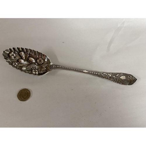 55 - Antique Mappin & Webb Berry Spoon