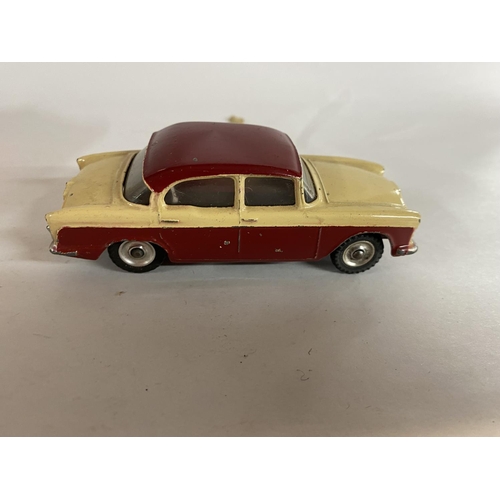 57 - Dinky Humber Hawk, model 165 - Box Worn & Car Playworn