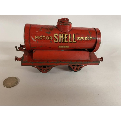 60 - Hornby Series Tin Plate Shell Tender, Playworn