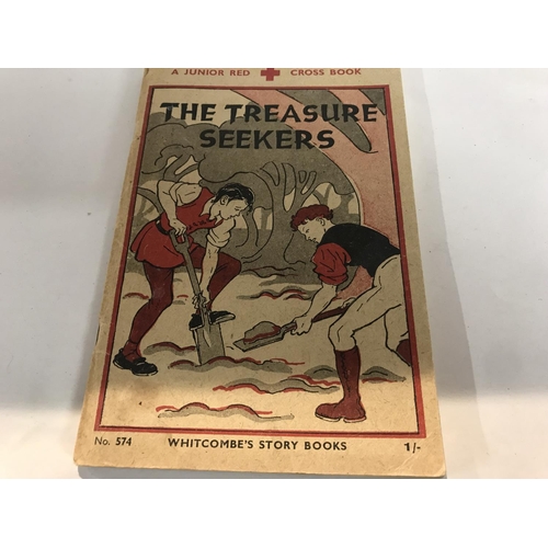 159 - Vintage Paperback - Junior Red Cross - Whitcombes , The Treasure Seakers