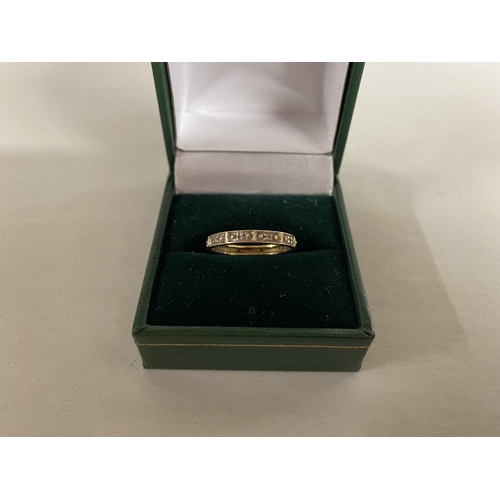 50 - 9ct Gold Band Ring, size L