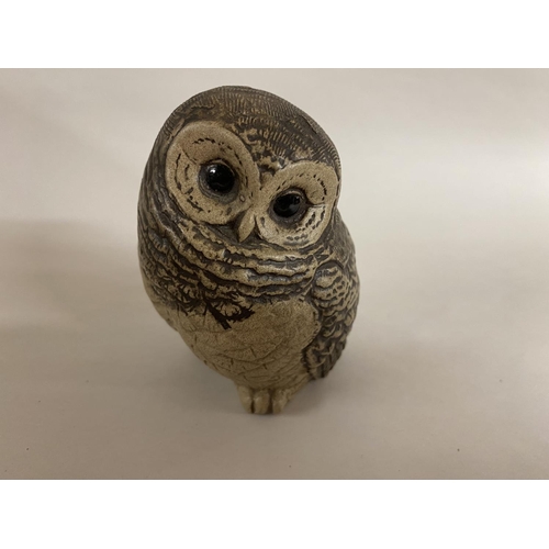 30 - Poole Stoneware Owl, 9cm