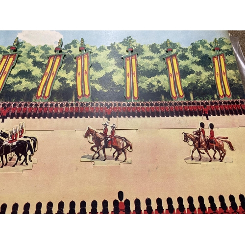 198 - Vintage Raphael Tuck Coronation Panorama Cut Out Booklet