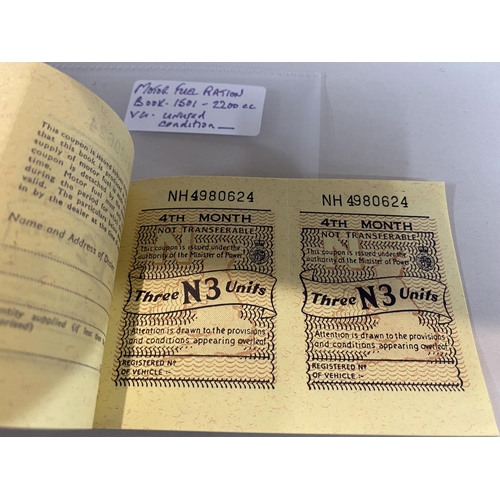 68 - Motor Fuel Ration Book - Unused