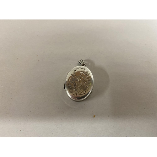 51 - Hallmarked Silver (Birmingham) Locket / Pendant