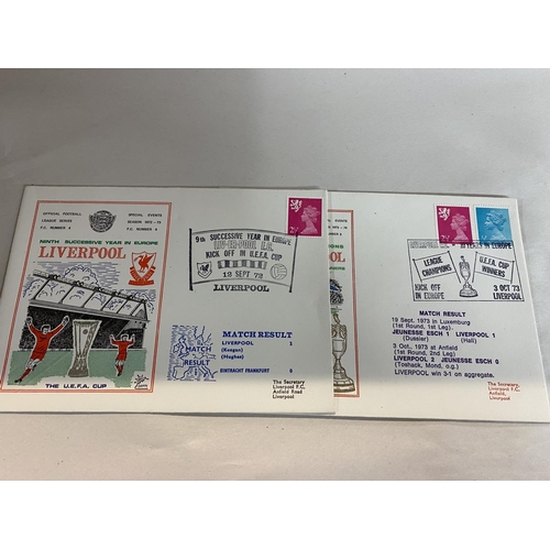 178 - 2 x Liverpool Football Club Special First Day Covers