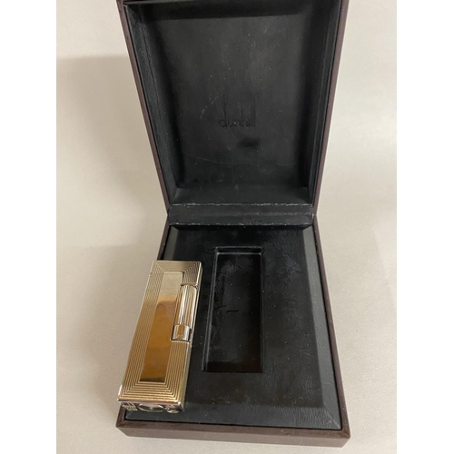 56 - Dunhill Lighter with Box (no papers) in working order