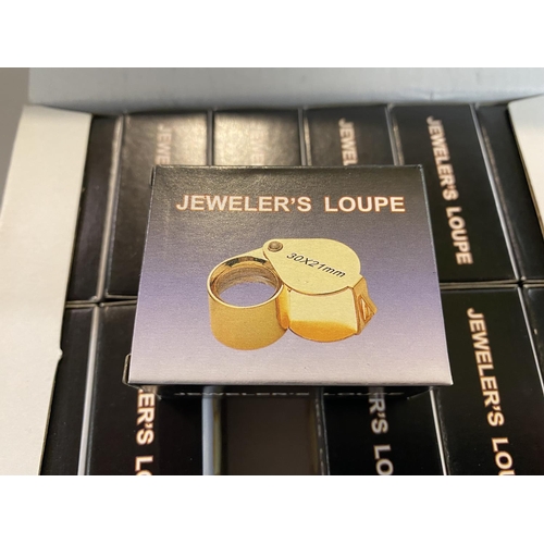 156 - Jewellers Loupes - Boxed set of 12, new