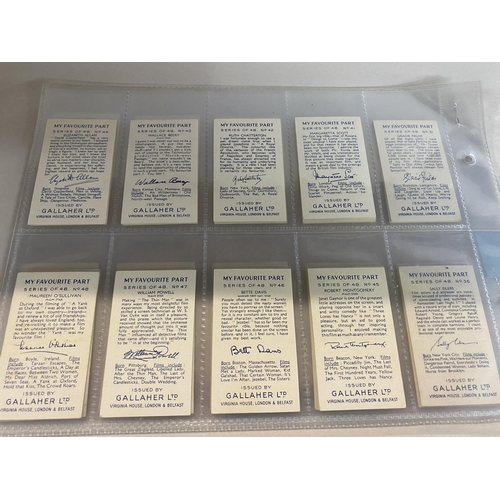 174 - Set of 48 Gallaher Cigarette Cards - My Favourite Part