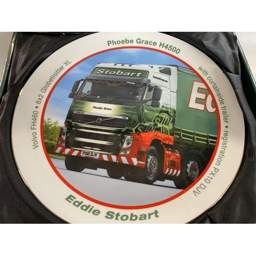 245 - Eddie Stobart Collectors Plate - Phoebe Grace H4500