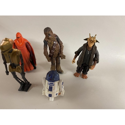 247 - 5 x Star Wars Vintage Plastic Figures, 5