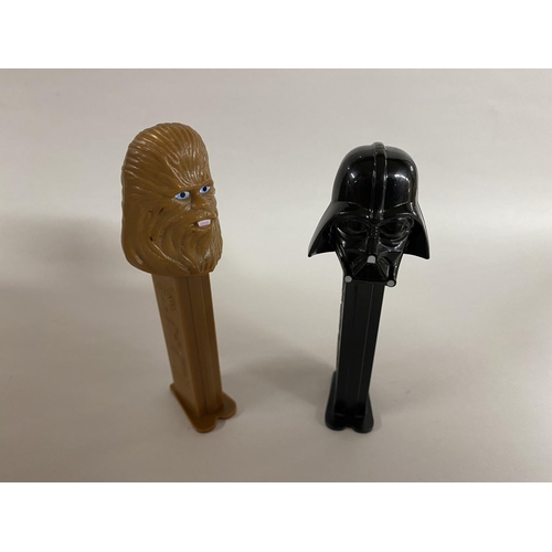 222 - 2 x Star Wars 'Pez' Dispensers - Chewbacca & Darth Vader