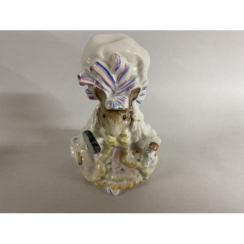 224 - Beswick Beatrix Potter - Lady Mouse with Gold Backstamp