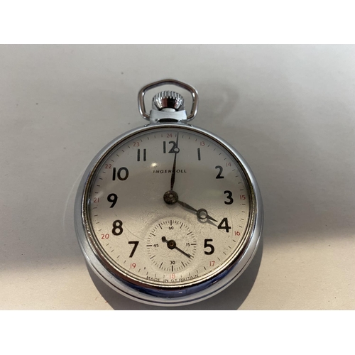 63 - Ingersoll c1960/70's Pocket Watch in Good Order