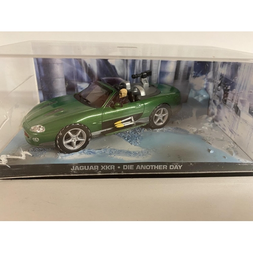 58 - James Bond 007 Jaguar XKR from Die Another Day (split perspex case)