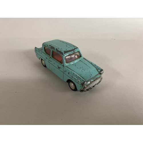 80 - Triang Spot On Ford Anglia scale 1/42 in Playworn Condition