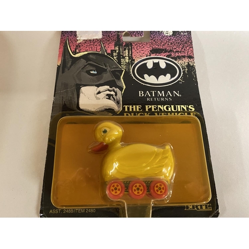 263 - c1992 ERTL Batman Penguin Duckmobile, die cast