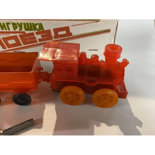 264 - Vintage 1960/70's Russian Clockwork Train, boxed