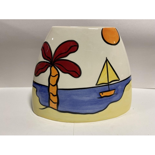 5 - Lorna Bailey Purse Vase - Tropicana design, 6