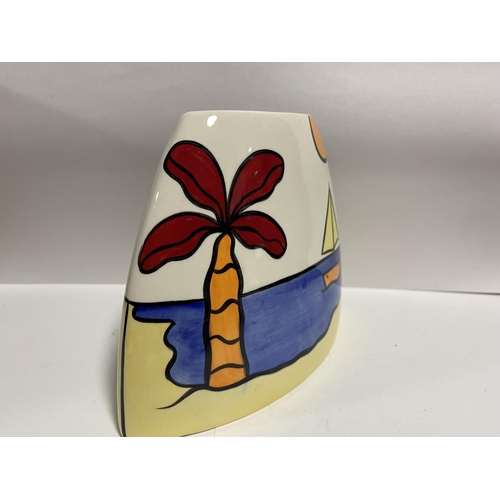 5 - Lorna Bailey Purse Vase - Tropicana design, 6