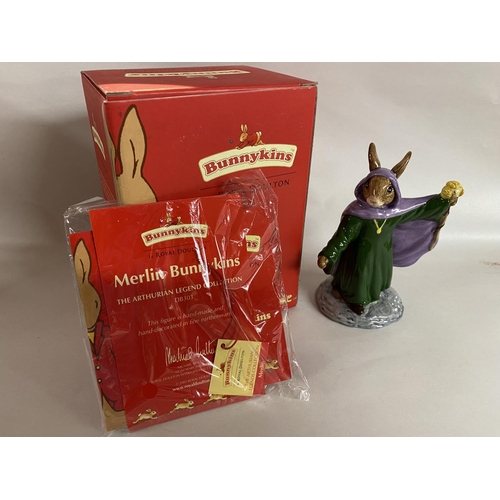 160 - Royal Doulton Bunnykins - Merlin - Boxed & Certificate