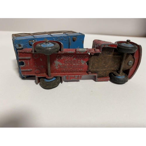 227 - Dinky Dodge Truck in Playworn Condition