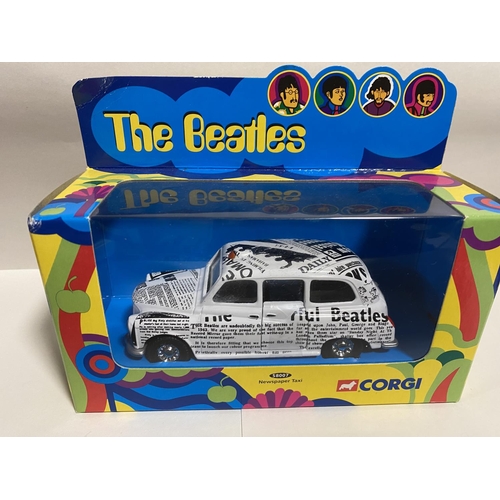 70 - Corgi Beatles Die Cast - Newspaper Taxi, model 58067