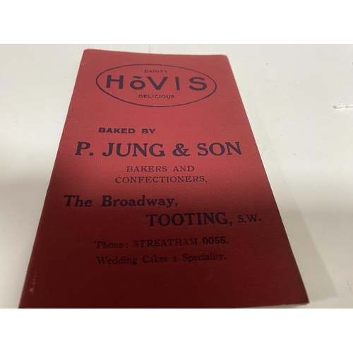 191 - Vintage 'Hovis' Cash Book