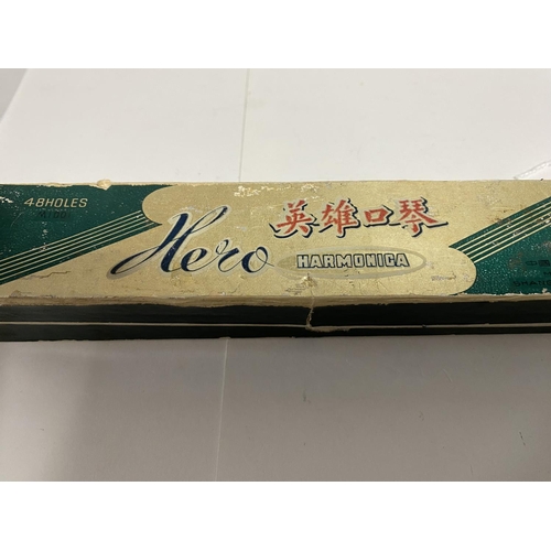 198 - Hero Harmonica, Boxed