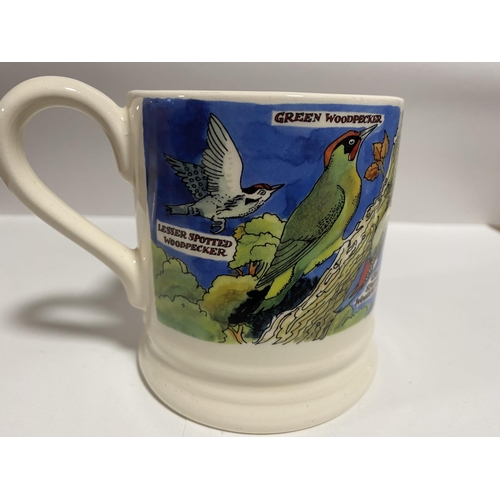 203 - Emma Bridgewater Mug - Bird Families - Owls & Woodpeckers