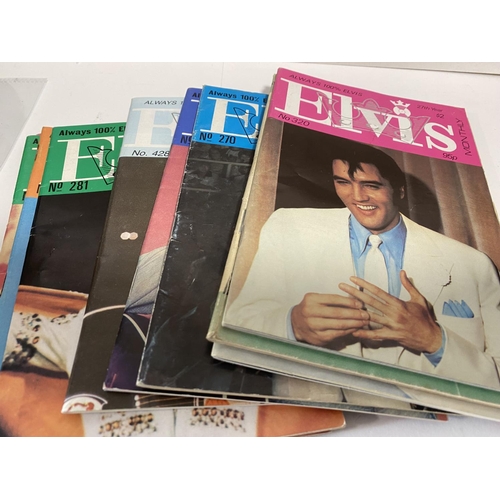 21 - 10 x Vintage 'Elvis' Magazines