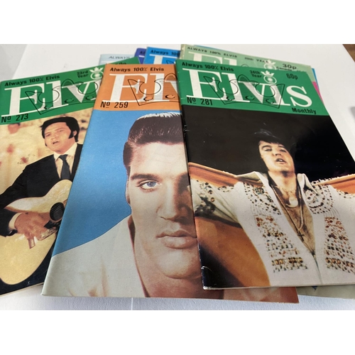 21 - 10 x Vintage 'Elvis' Magazines