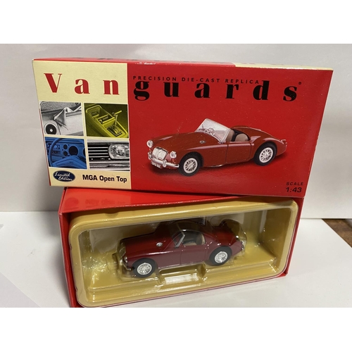 30 - Vanguards 1/43 Scale MGA, Red