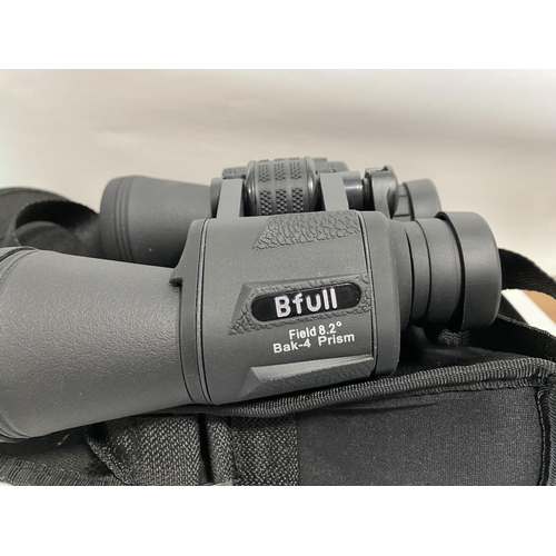 138 - BFULL 12 x 50 Binoculars with Case