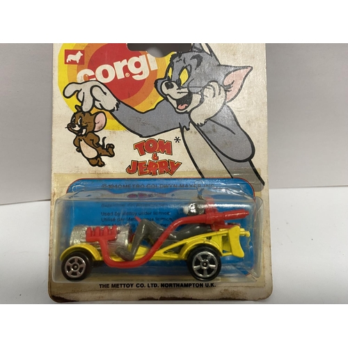 170 - Corgi Packaged Tom & Jerry Vehicle (package as found)