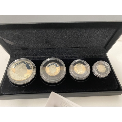 92 - 2008 Silver Proof Britannia 4-Coin Set