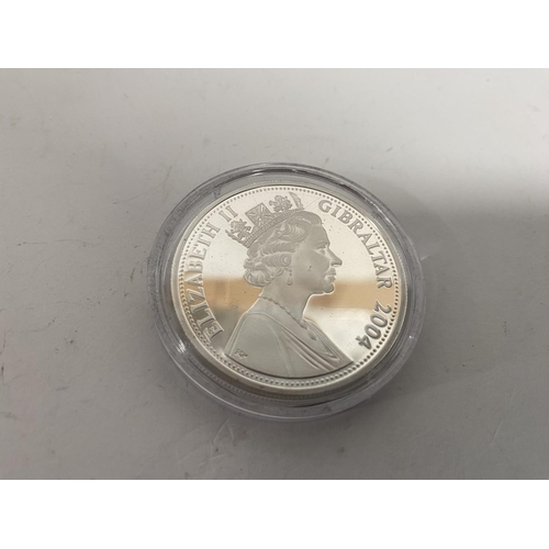 94 - Silver Proof, Gibralter £5 - Operation Gunnerside