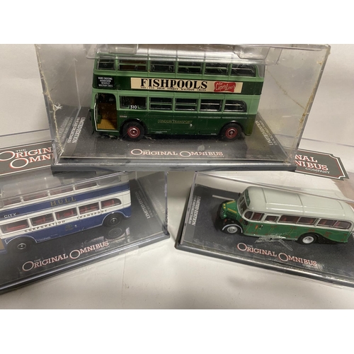 107 - 3 x Corgi Original Omnibus Models