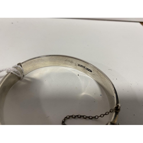 293 - Hallmarked Silver Bangle - Birmingham 1963 by J Horton & Son