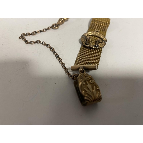 83 - Vintage Pocket Watch Buckle Fob