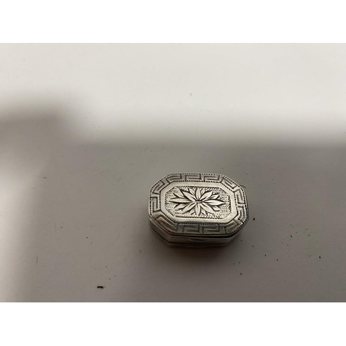 17 - Hallmarked Silver Vinaigrette B'ham 1905, Monogrammed