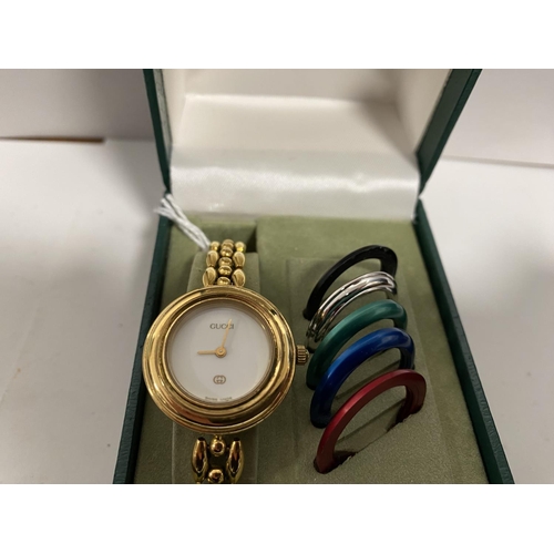 281 - Gucci Watch with Interchangeable Bands