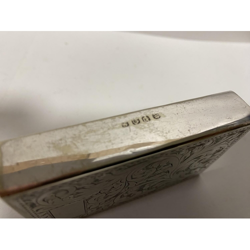 93 - Silver Plated Matchbox Holder (For Swan Vesta's?)