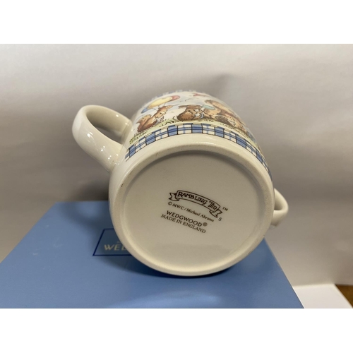 21 - Wedgwood - Rambling Ted - Twin handled Mug, Boxed